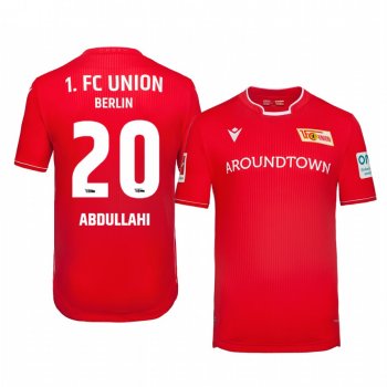 Suleiman Abdullahi Union Berlin 19-20 Home Men's Red Official Short Sleeve Jersey