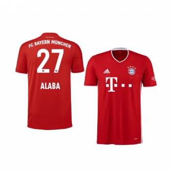 Defender Bayern Munich David Alaba Men's Home Jersey 2020-21