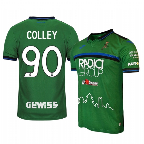 Youth Ebrima Colley Atalanta 19-20 Christmas Edition Green Short Sleeve Jersey