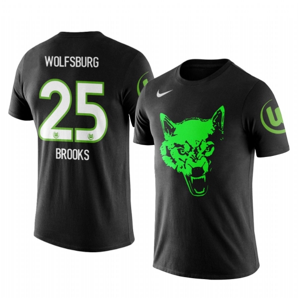 Men's John Brooks VfL Wolfsburg Team Logo Personalize Short Sleeve T-shirt