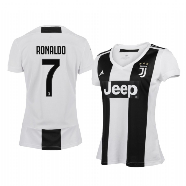 Women's Cristiano Ronaldo Juventus 18-19 Home Jersey