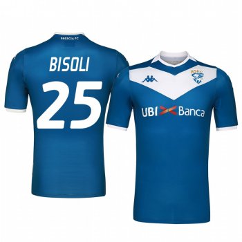 Brescia Calcio Dimitri Bisoli 19-20 Home Men's Short Sleeve Jersey