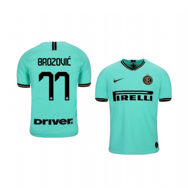 Youth Marcelo Brozovic Internazionale Milano 19-20 Away Short Sleeve Jersey