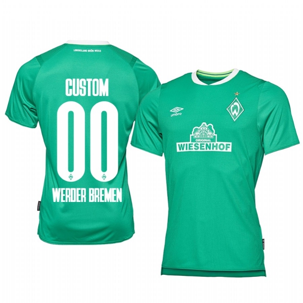 Men's Werder Bremen Custom Home Jersey 19-20