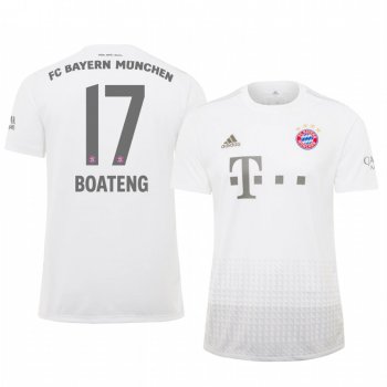 Bayern Munich Jerome Boateng White Away Jersey 19-20 Men's