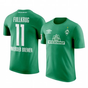 Men's Niclas Füllkrug Werder Bremen Home Team Logo Short Sleeve T-Shirt