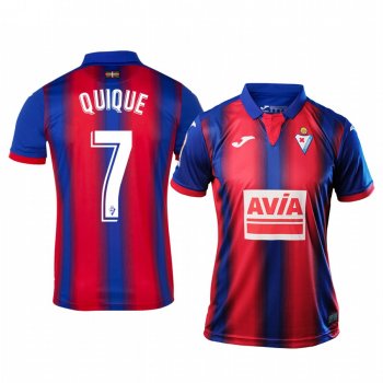 Quique SD Eibar Home Men's Jersey 19-20