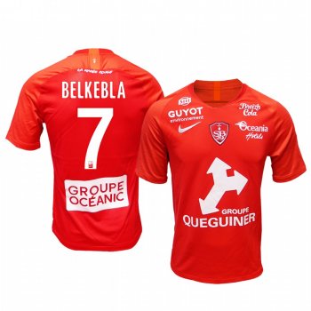 Men's Stade Brestois 29 Haris Belkebla Home Jersey 19-20