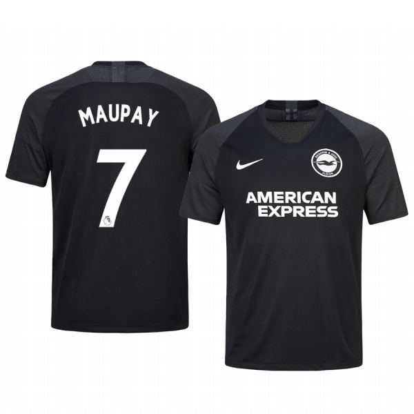 Neal Maupay Brighton and Hove Albion Away Men's Short Sleeve Jersey 19-20