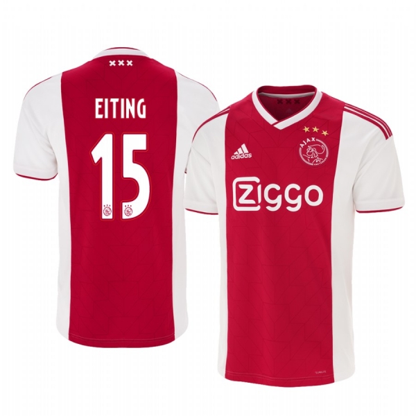 Men's Carel Eiting Ajax 18-19 Home Jersey