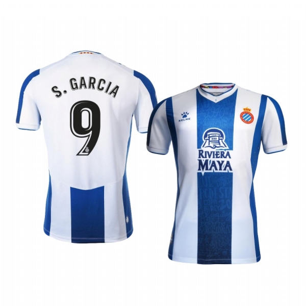 Sergio Garcia RCD Espanyol 19-20 Home Jersey Men's