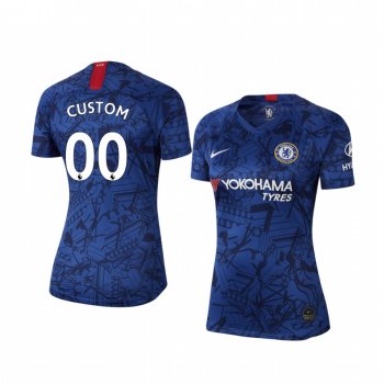 Custom Chelsea Women's Home Jersey 19-20