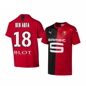 Youth Stade Rennais Hatem Ben Arfa Home Jersey 19-20