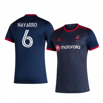 Miguel Navarro Chicago Fire 2020 Home Replica Short Sleeve Jersey