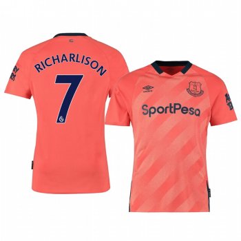 Richarlison Everton Away Men's Short Sleeve Jersey 19-20