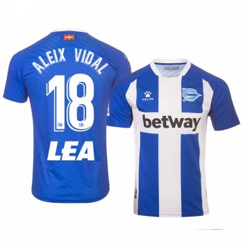 Aleix Vidal Deportivo Alaves Home Men's Jersey 19-20