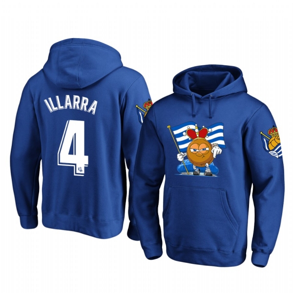 Asier Illarramendi Real Sociedad Royal Team Logo Pullover Hoodie