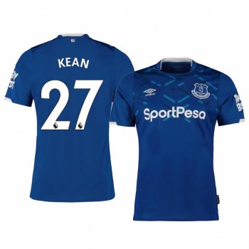 Men's Moise Kean Everton Home Short Sleeve Jersey 19-20