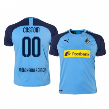 Borussia Monchengladbach Custom Blue Away Jersey 19-20 Men's