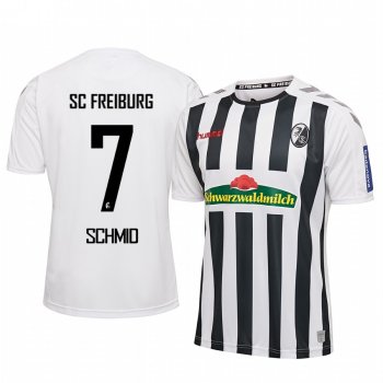 SC Freiburg Jonathan Schmid White Away Jersey 19-20 Men's