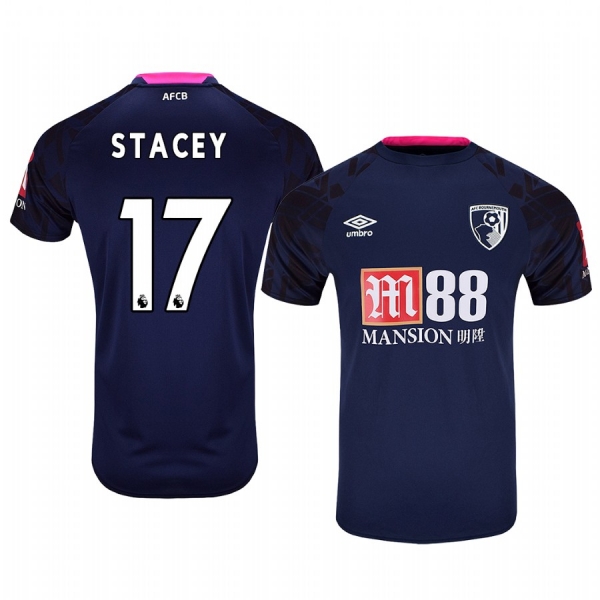 Jack Stacey AFC Bournemouth Away Men's Short Sleeve Jersey 19-20