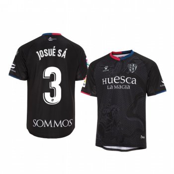 Josue Sa SD Huesca Third White Short Sleeve Jersey