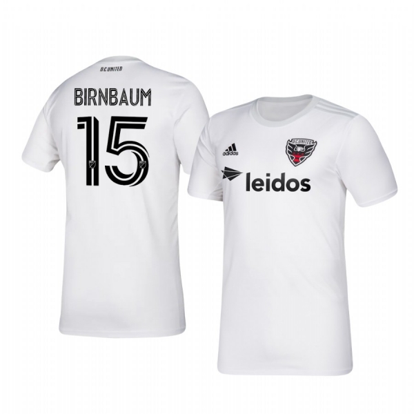 Steve Birnbaum D.C. United 2020-21 Away Men's White Short Sleeve Jersey