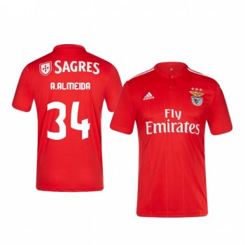 Men's Benfica André Almeida Home Jersey 18-19