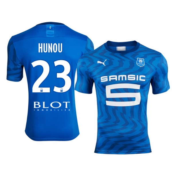 Stade Rennais Adrien Hunou Men's Away Jersey 19-20