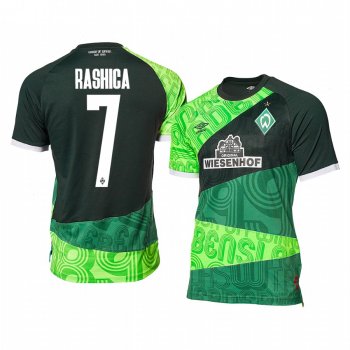 Milot Rashica Werder Bremen Green 120-Years Anniversary Men's Short Sleeve Jersey