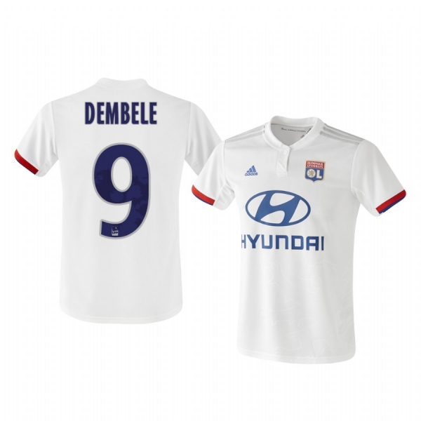 Olympique Lyonnais Moussa Dembélé Home Men's Jersey 19-20