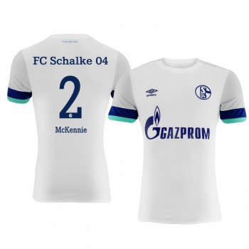 Schalke 04 Weston McKennie White Away Jersey 19-20 Men's