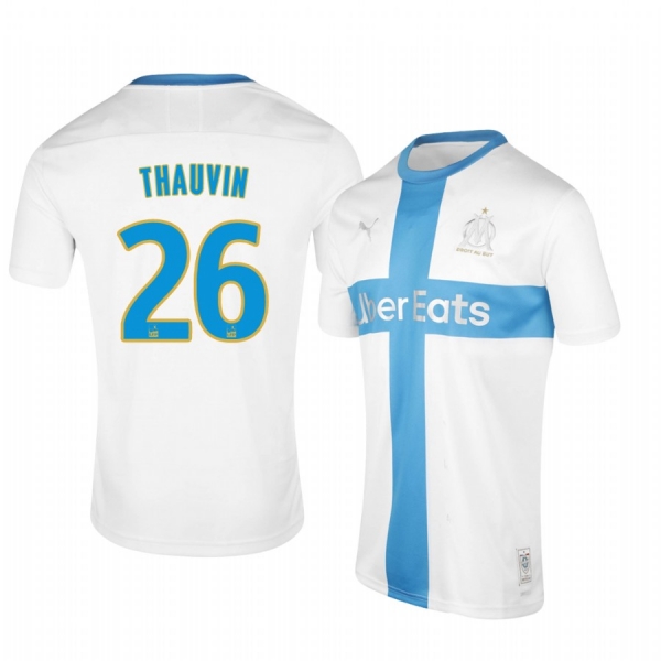 Florian Thauvin Olympique de Marseille White 120th Anniversary Limited Edition Jersey Men's