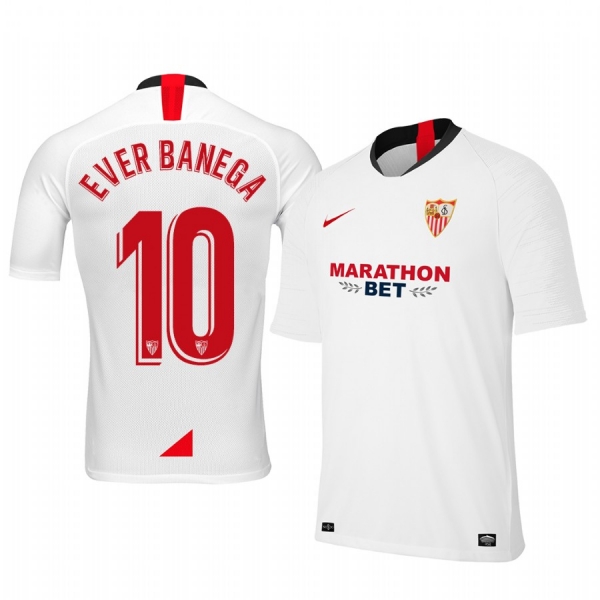 Ever Banega Sevilla Home Men's Jersey 19-20