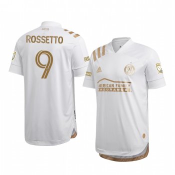 Matheus Rossetto Atlanta United White 2020 Kings Men's Authentic Short Sleeve Jersey