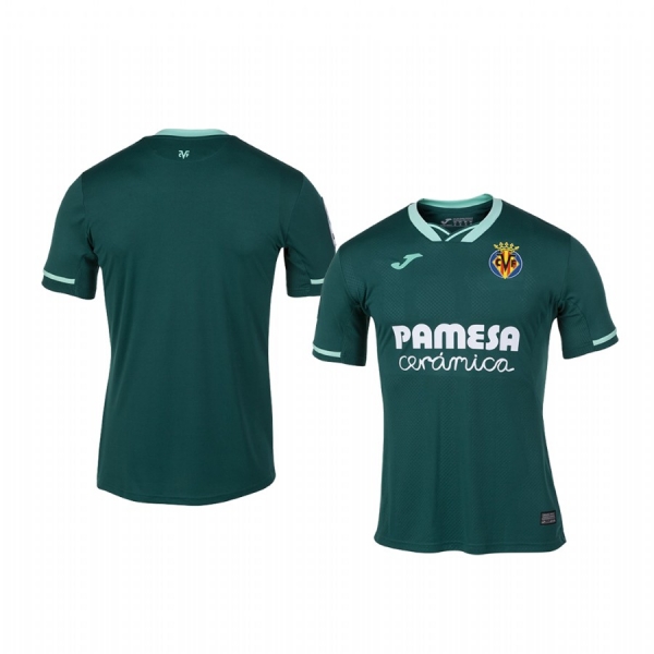 Youth Villarreal Green Away Short Sleeve Jersey 19-20