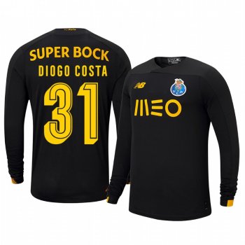 Porto Diogo Costa Black Goalkeeper Home Jersey 19-20 Men's