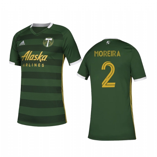 Youth Portland Timbers Jorge Moreira Green Primary Short Sleeve Jersey 2020