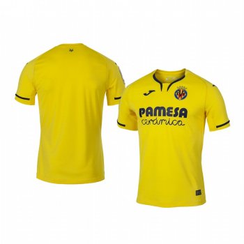 Youth Villarreal Yellow Home Short Sleeve Jersey 19-20