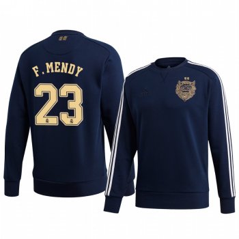 Ferland Mendy Real Madrid 2020 Chinese New Year Blue Long Sleeve Pullover Sweatshirt