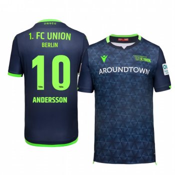 Union Berlin Sebastian Andersson Men's Navy Third Short Sleeve Jersey 19-20