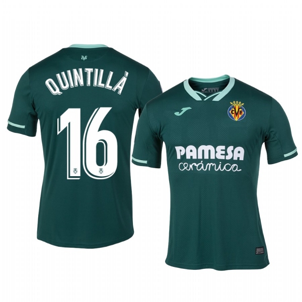 Villarreal Xavi Quintilla Away Short Sleeve Jersey 19-20