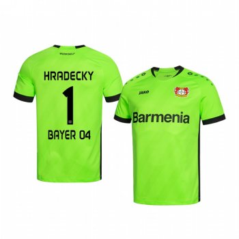 Youth 19-20 Bayer Leverkusen Lukas Hradecky Green Goalkeeper Official Jersey