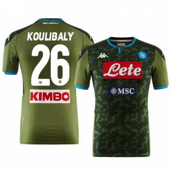 Kalidou Koulibaly SSC Napoli 19-20 Away Short Sleeve Jersey