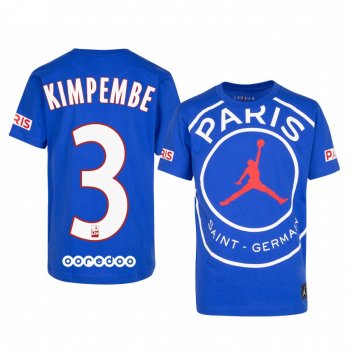 Paris Saint-Germain Presnel Kimpembe Men's Royal Game T-Shirt 2020-21