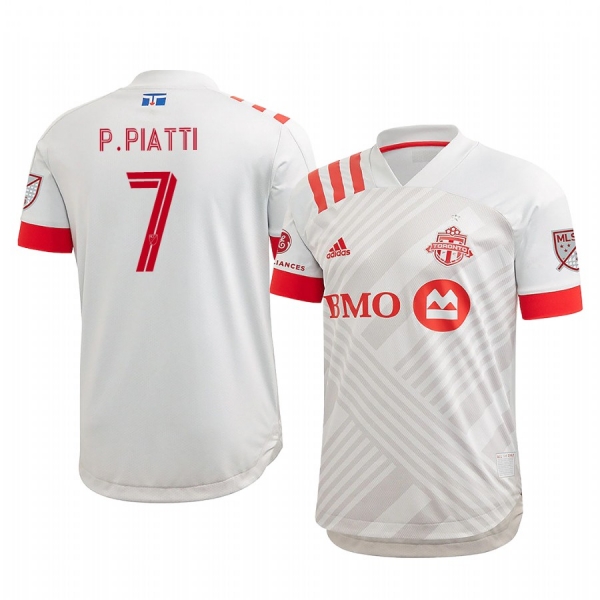 Toronto FC Pablo Piatti Men's White TFC Unity Short Sleeve Jersey 2020