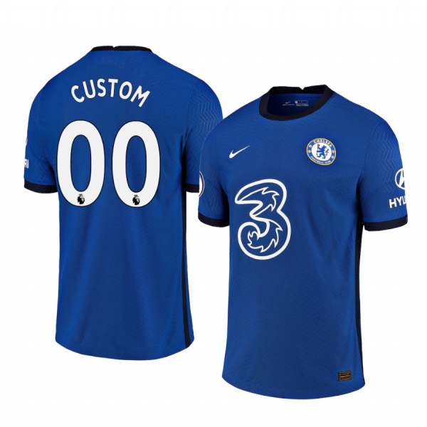 Custom Chelsea 2020 Home Authentic Short Sleeve Jersey