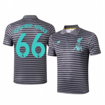 Trent Alexander-Arnold Liverpool Men's Black Stripe Classic Polo