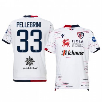 Cagliari Calcio Luca Pellegrini 19-20 Away Men's Short Sleeve Jersey