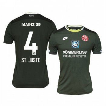 Mainz 05 Jerry St. Juste 19-20 Third Men's Green Short Sleeve Jersey